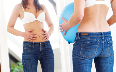 Uppblåshet och rund IBS-mage?